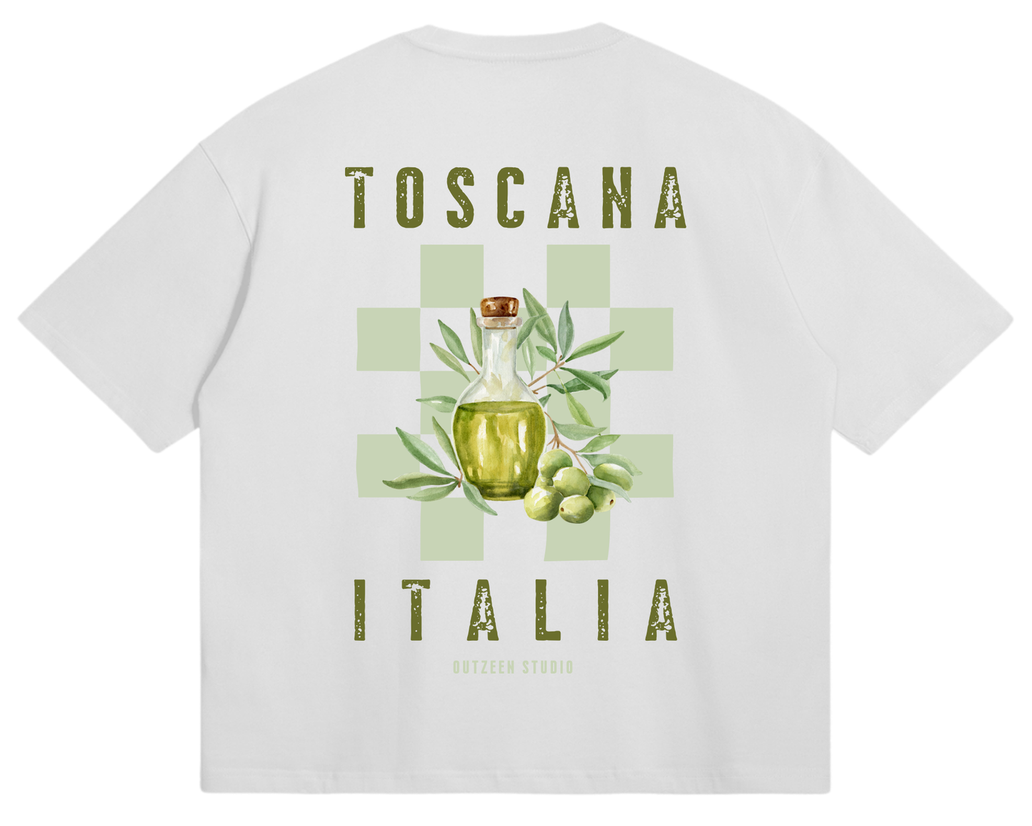 TOSCANA ITALIA TEE IN WHITE