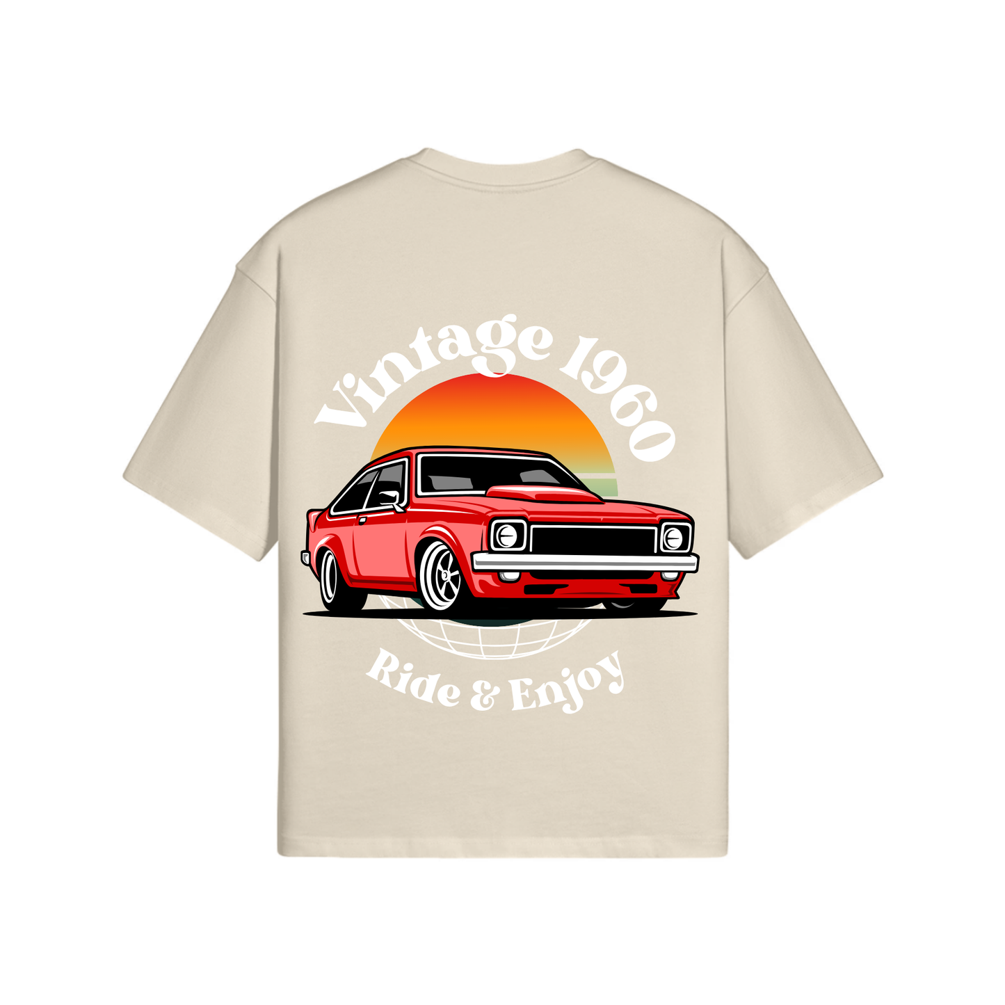 VINTAGE 1960 TEE IN CAMEL