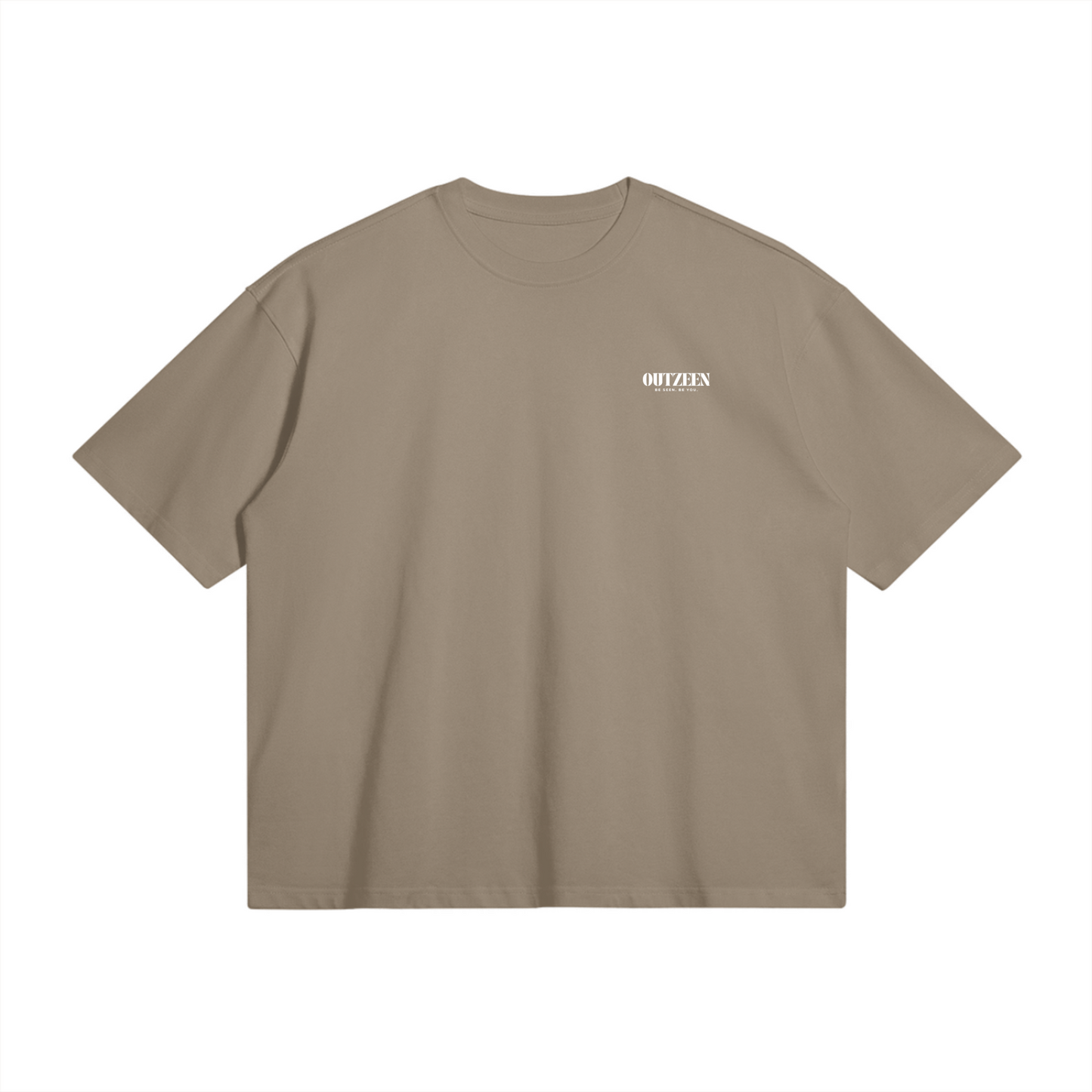 KEEP LIFE SIMPLE TEE IN MEDIUM BEIGE