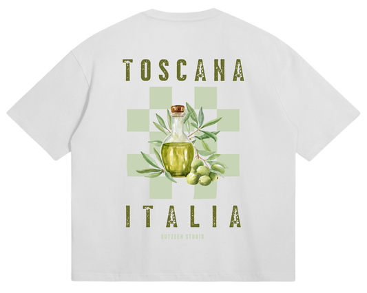 TOSCANA ITALIA TEE IN WHITE