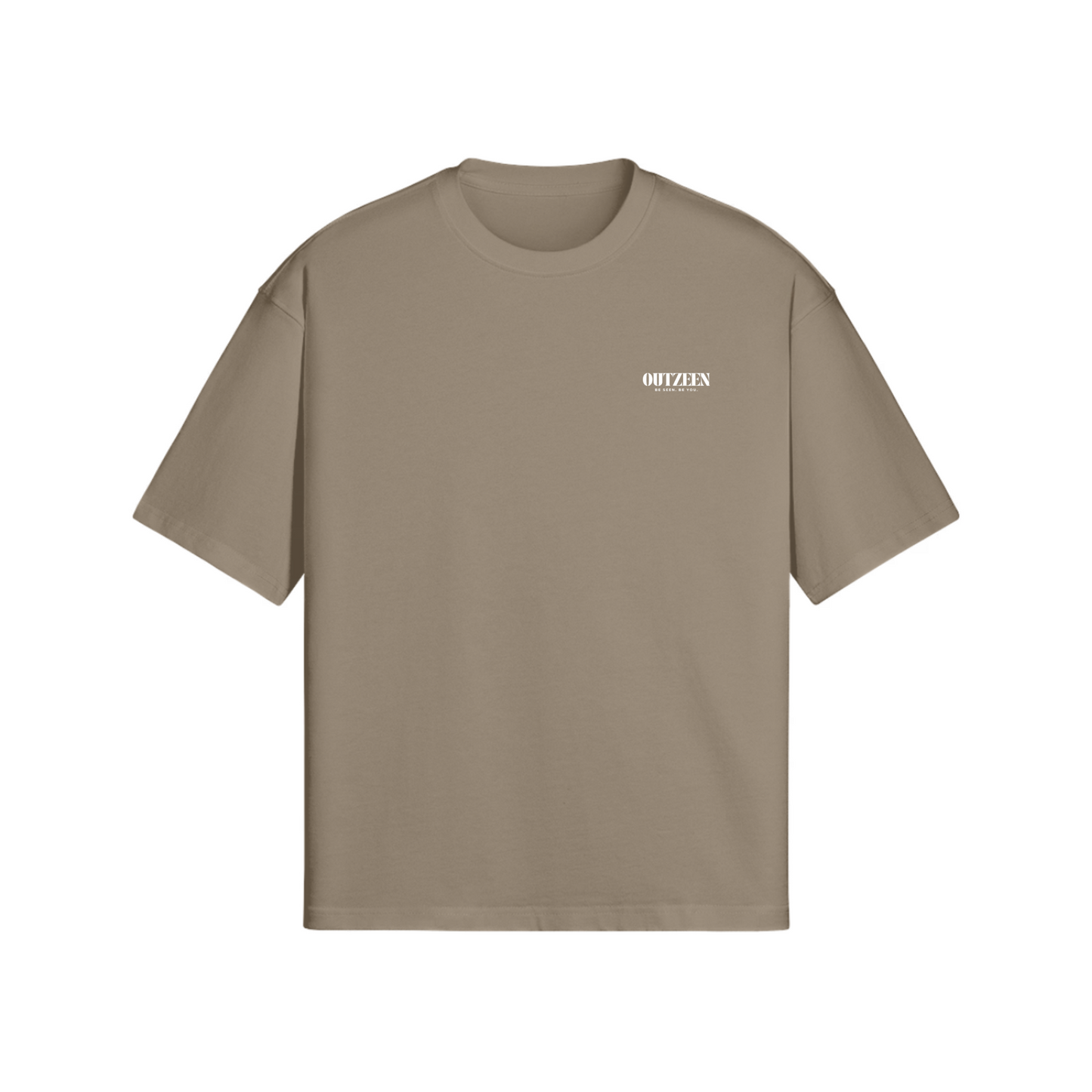 KEEP LIFE SIMPLE TEE IN MEDIUM BEIGE